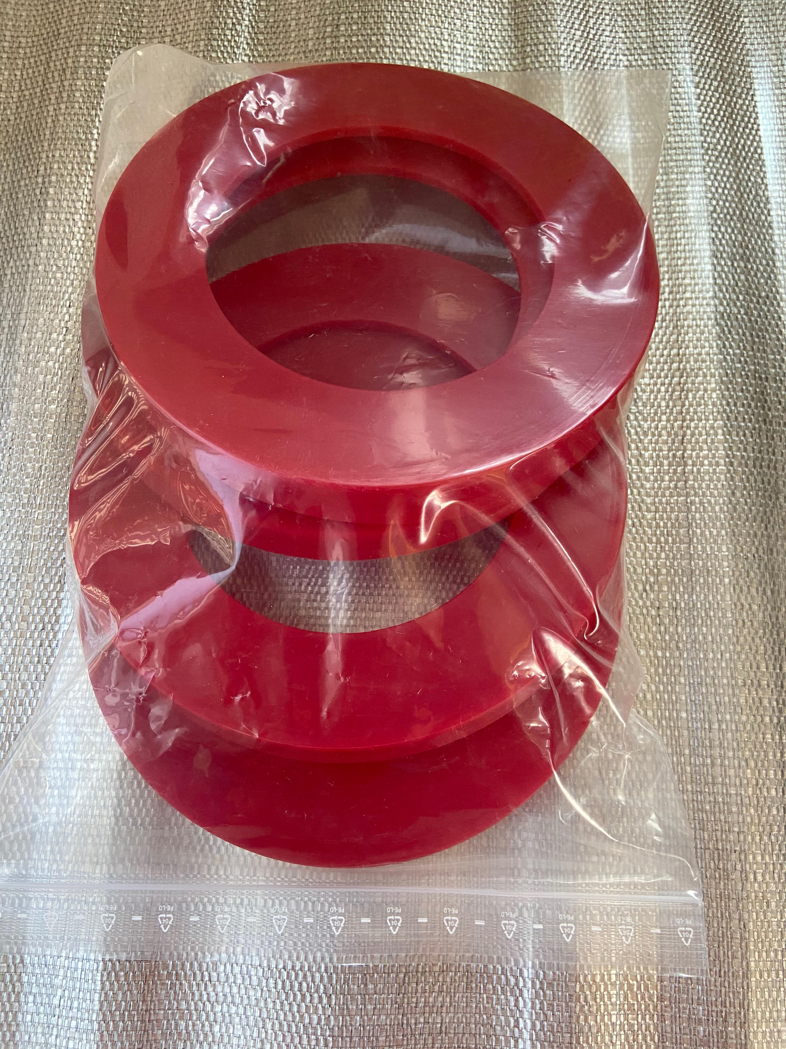 cup packing pu red